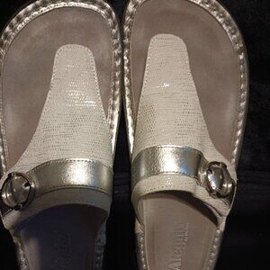 PT lite silver Alegria sandal